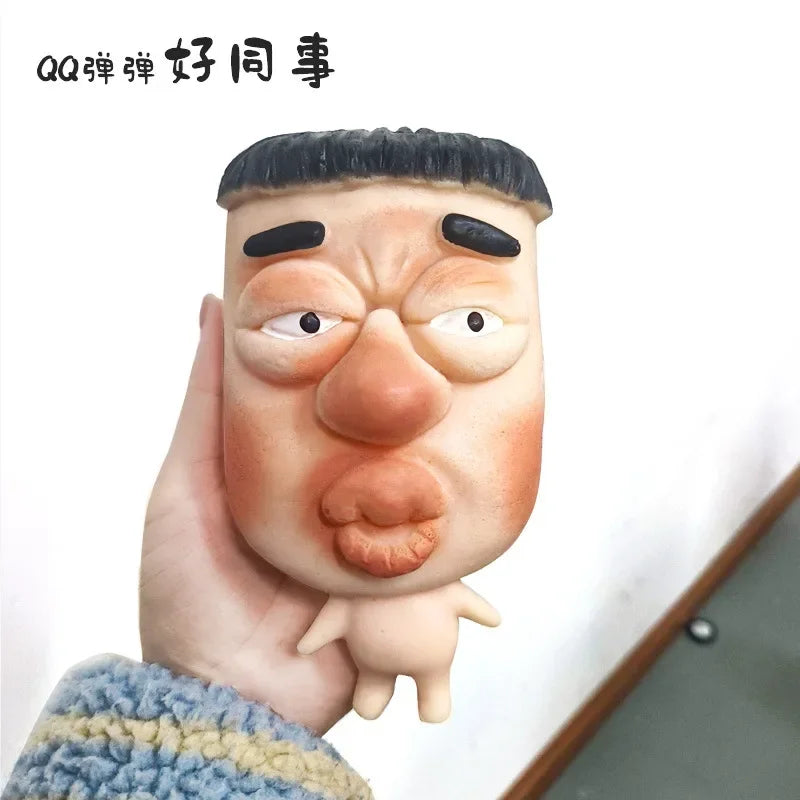 Weird Gadgets for Stress Relief Decompression Toys Pinch Music Masks Puppet Fidget Toys Quick Bounce Squeeze Sensory Toys Fun