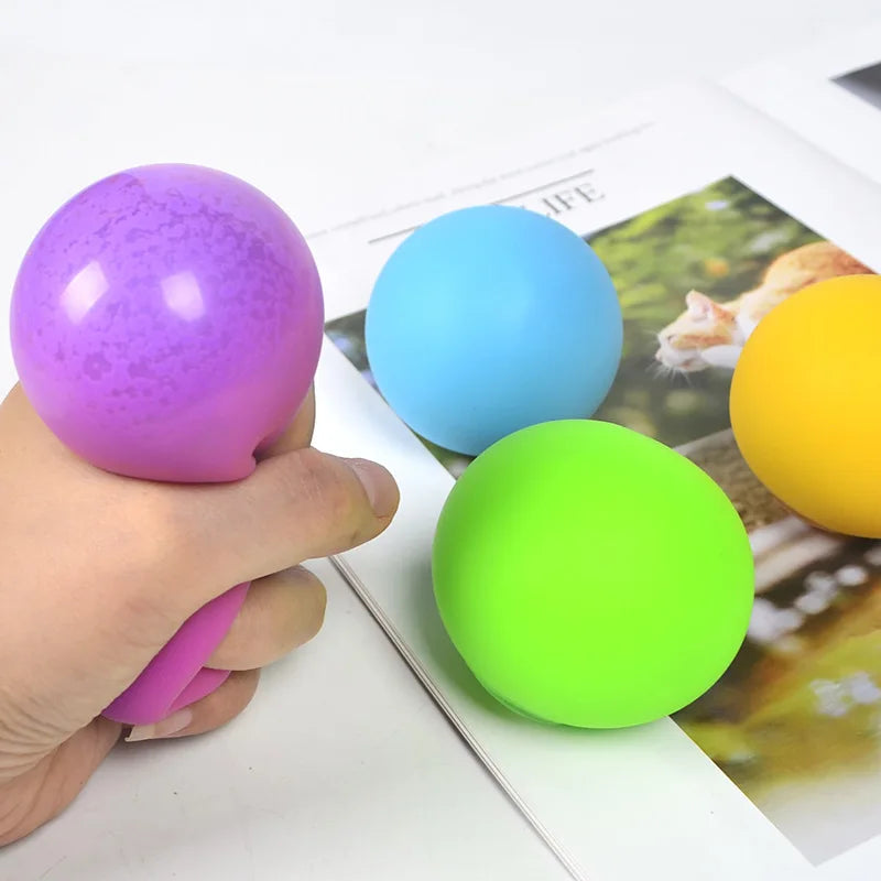 Slow Rising Stress Balls Fidget Toys for Adults Dough Squishy Balls Soft Sensory Calm Down Item for Classroom Autism ADHD