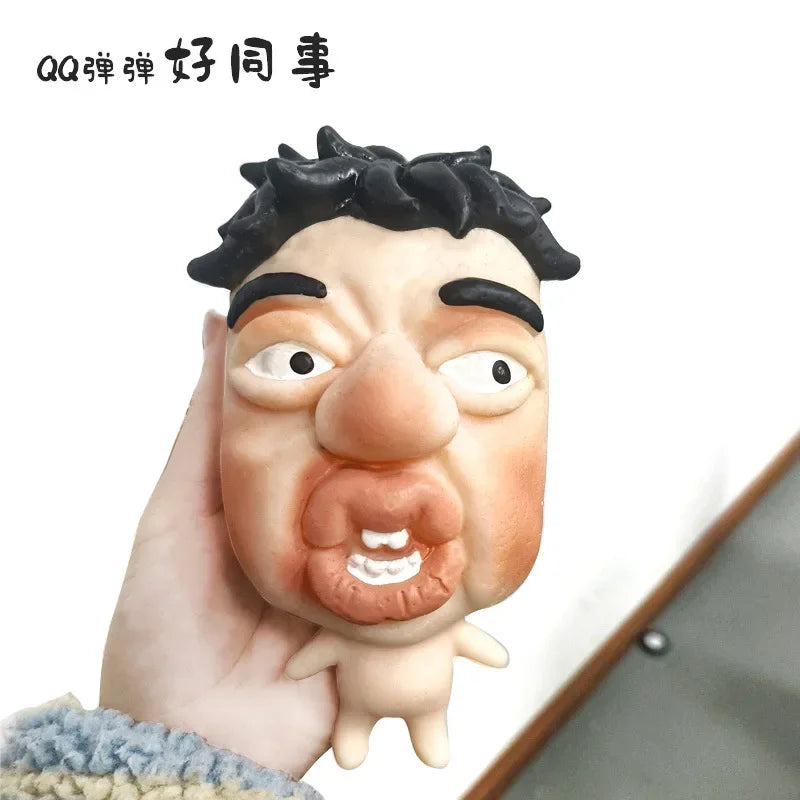 Weird Gadgets for Stress Relief Decompression Toys Pinch Music Masks Puppet Fidget Toys Quick Bounce Squeeze Sensory Toys Fun