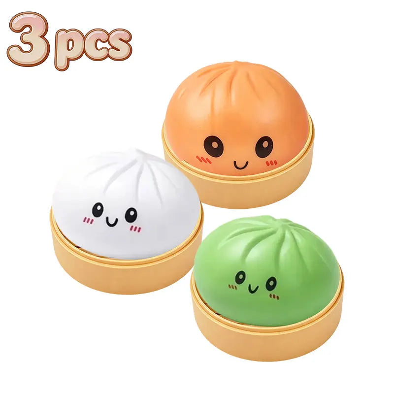 Dumpling Squishy Toy Case 24 Day Countdown Calendar Dumpling Mystery Box Squishy Sensory Anti Stress Squeeze Ball Fun Gift Toy