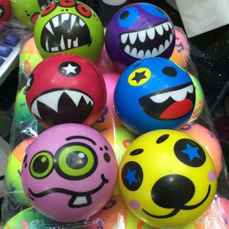 12PCS Funny Stress Relief Toys Squeeze Foam Ball Antiestres Juguete Ansiedad Regalos Cumpleaños Niños Para Invitados