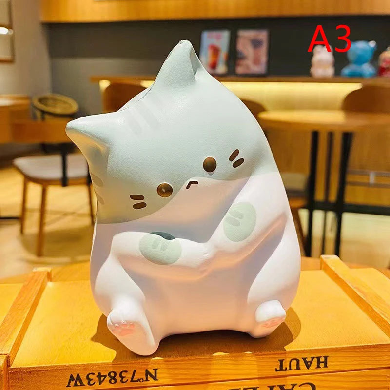 New Cat Stress Relief  Toy PU Slow Rising Squeeze Antistress Ball Cartoon Table Ornaments  Stress Reliever Toys