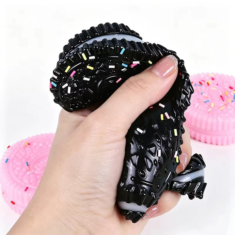 Stress Relief Biscuit Squishy Toys Stress Anxiety Relief Squeeze Fidget Toys Moldable Ultra-Soft Slow Rebound for Adults Gifts