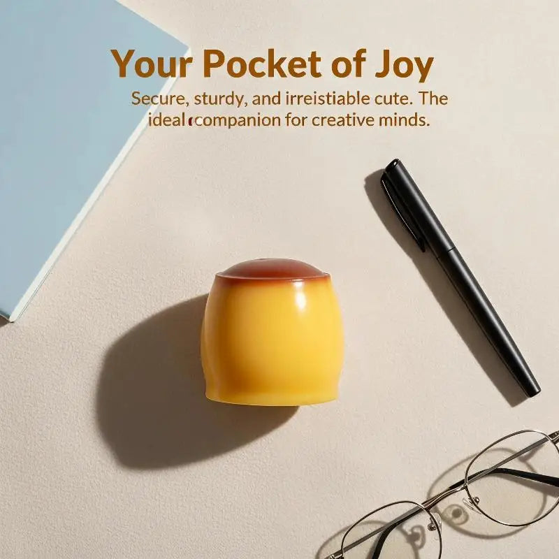 For Kids Adults Stress Relief Daily Play Simulation Caramel Pudding Squeeze Toy With Crispy Crunch Sound Stress Relief Toys