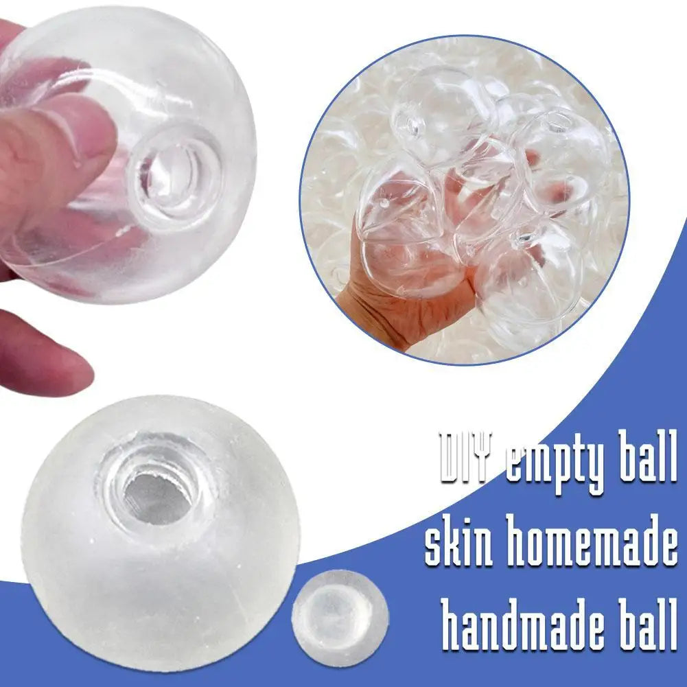 Stress Relief Toys 10pcs Diy Stress Ball Making Kit Tpr Skins Fillers for Personalized Squeeze Anxiety Relief