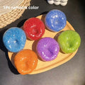 Squishy Fidget Toys Colorful Stress Relief Noise Ball, Vacuum Shapeable Squeeze Toy for Anxiety Relief & Hand Exercise