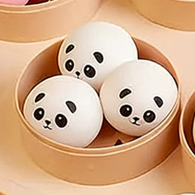 Dumpling Squishy Toys Cartoon Dumpling Anti Stress Ball Pinch Vent Fidget Sensory Toys Squishy Tabas Abreact SquishSurprise Gift