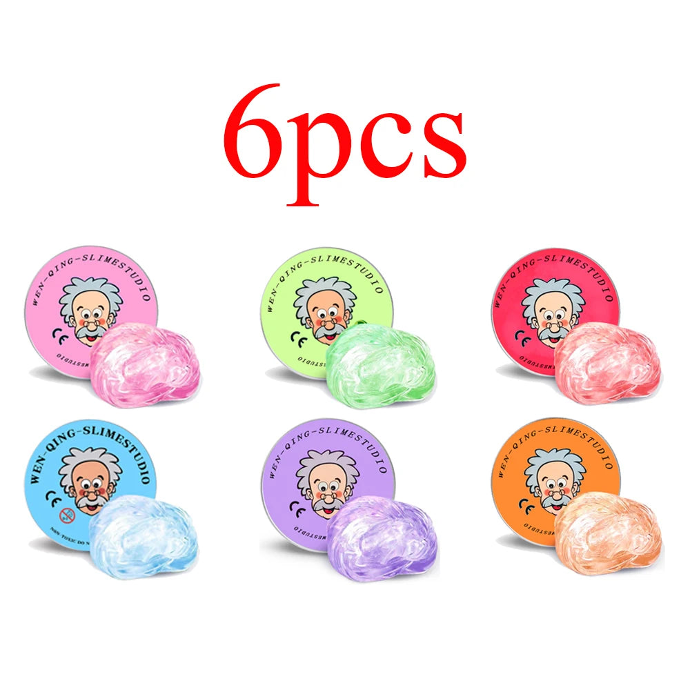 Stress Relief Toys Putty Crystal Vibrant Glass Mud Playdough Reusable Non-Newtonian Fluid Children's Toy Pinchle Birthday Gift