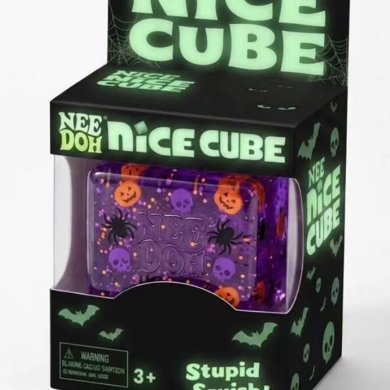 Sensory toys for stress relief – squishy stress-relief toys; new Halloween edition ice cubes.