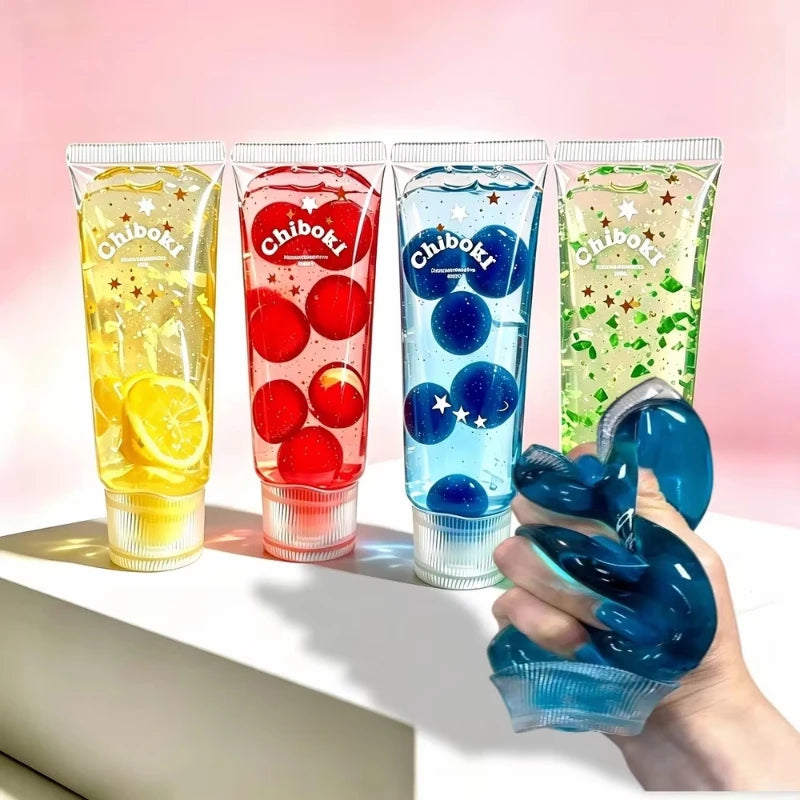Toothpaste Stress Ball Shapeable Squishy Toy Non-Bounce Jam Vaseline Feel ASMR Fidget Toys for Kids & Adults Anti Stress Gifts