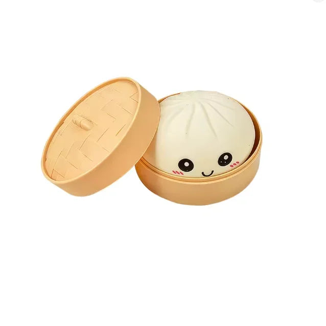 Dumpling Squishy Toy Case 24 Day Countdown Calendar Dumpling Mystery Box Squishy Sensory Anti Stress Squeeze Ball Fun Gift Toy