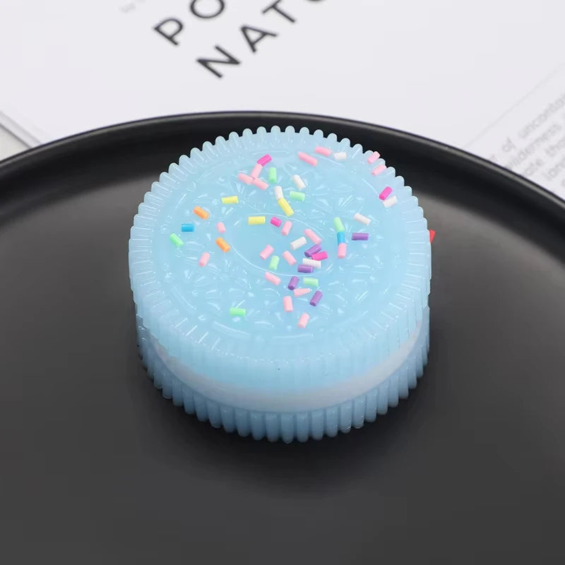 Stress Relief Biscuit Squishy Toys Stress Anxiety Relief Squeeze Fidget Toys Moldable Ultra-Soft Slow Rebound for Adults Gifts
