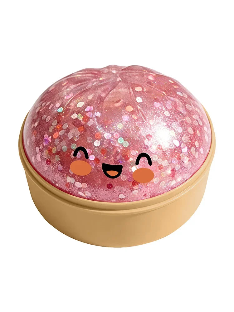 Ultra Rare Gold Glitter Dumpling Squishy | Viral Hidden Edition Slow Rise Soft Stress Relief Squishy