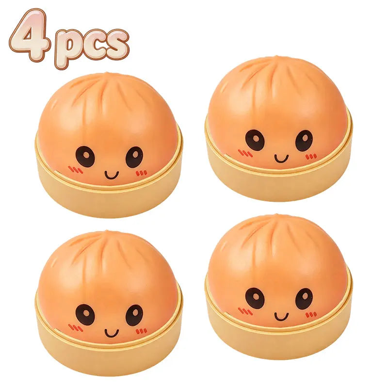 Dumpling Squishy Toy Case 24 Day Countdown Calendar Dumpling Mystery Box Squishy Sensory Anti Stress Squeeze Ball Fun Gift Toy