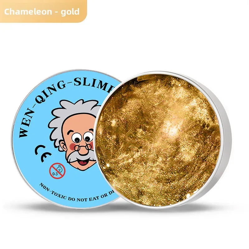 Stress Relief Toys Putty Crystal Vibrant Glass Mud Playdough Reusable Non-Newtonian Fluid Children's Toy Pinchle Birthday Gift
