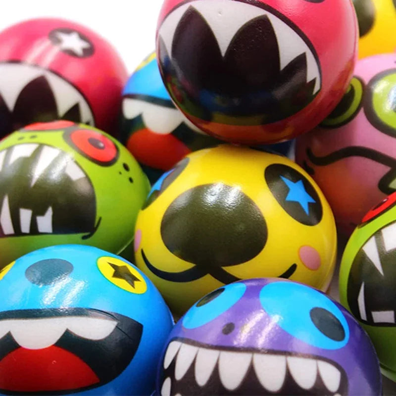 12PCS Funny Stress Relief Toys Squeeze Foam Ball Antiestres Juguete Ansiedad Regalos Cumpleaños Niños Para Invitados