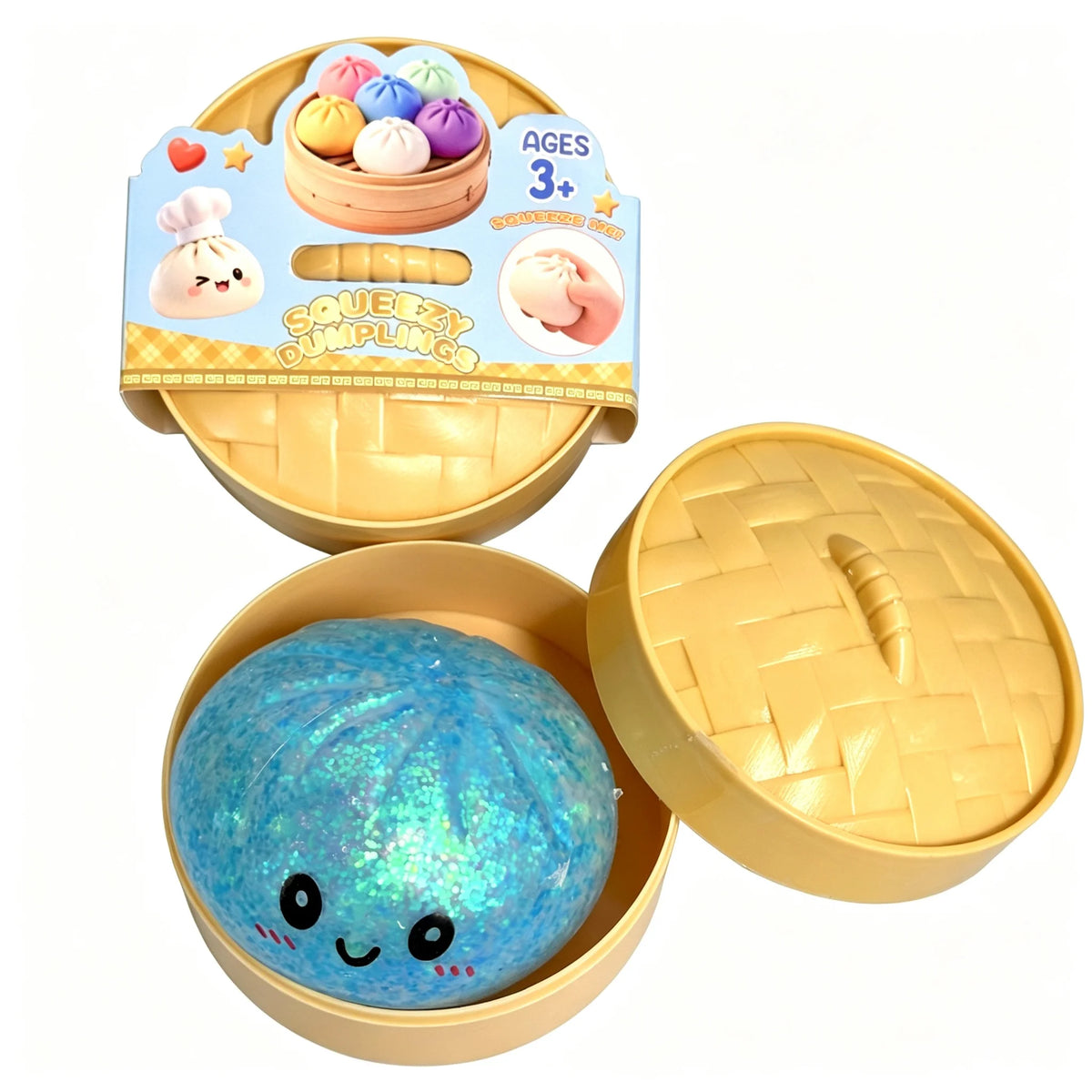 Dumpling Squishy Mysteries Dumplings Stress Relief Fidget Toys Home Office Desk Accessories Party Gift Mystery Dumpling Squishy