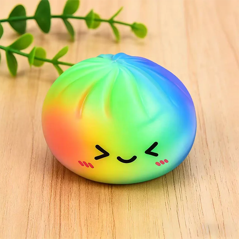Dumpling Squishy Toy Case 24 Day Countdown Calendar Dumpling Mystery Box Squishy Sensory Anti Stress Squeeze Ball Fun Gift Toy