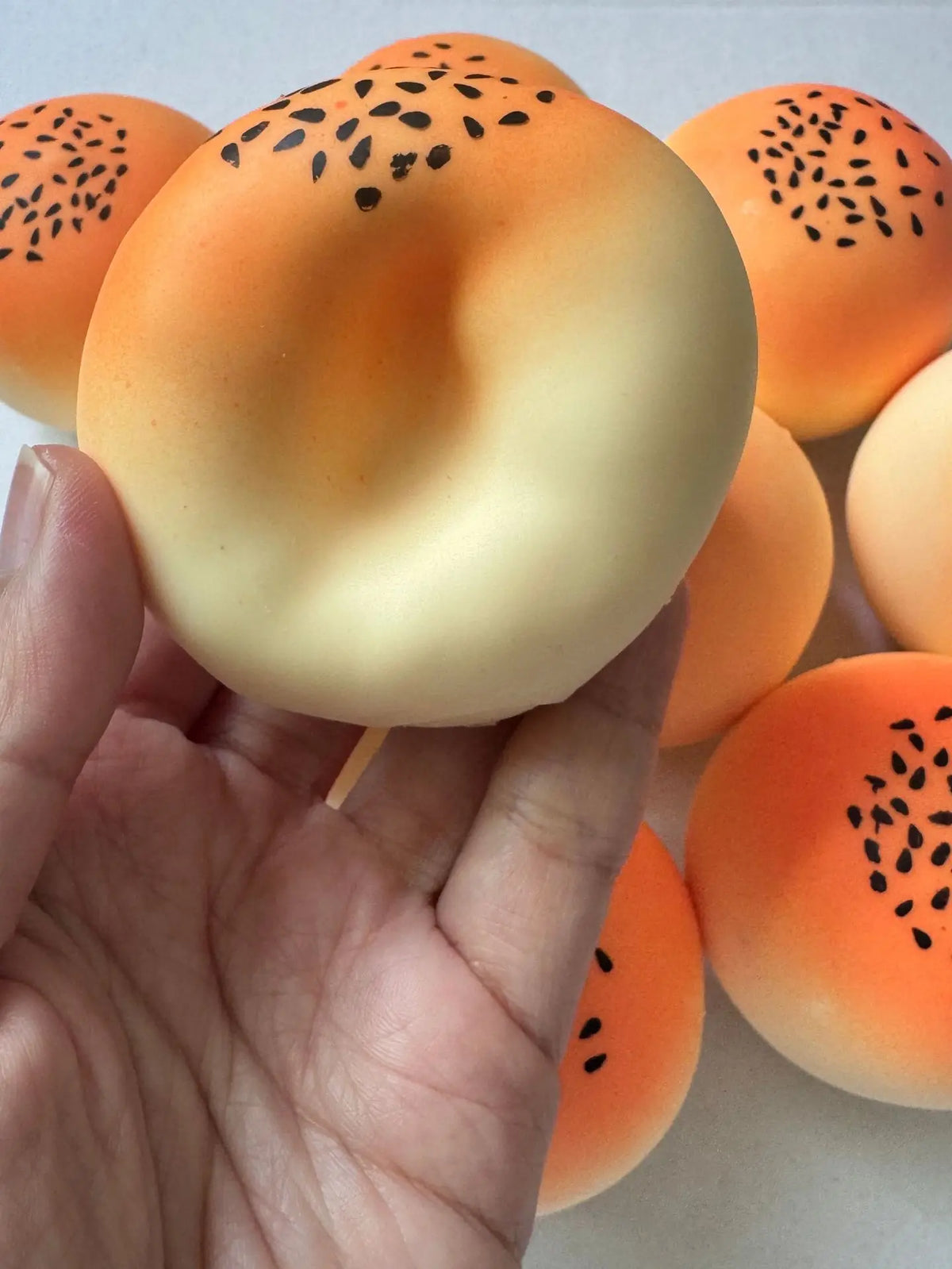 Simulation Dessert Stress Ball Shapeable Crunchy Squeeze Toys Blocks Filled ASMR Anti Stress Sensory Toys for Adults