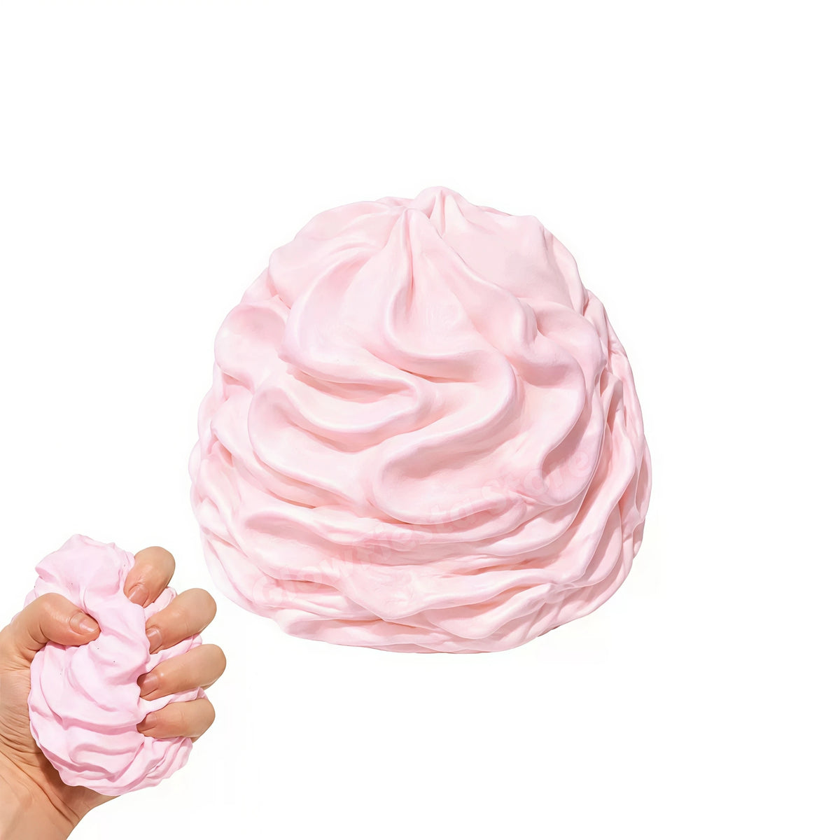 Crunchy Whipping Cream Stress Ball Squishy Toys Moldable Non-Bounce Squeeze Ball ASMR Sensory Anti Stress Fidget Toys for Adults