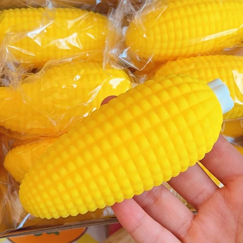 Fruits Squishy Toys Stress Relief Anti-Anxiety Stretchy Slow Rebound Banana Corn Eggplant Carrot Banana Watermelon Squeeze Toys