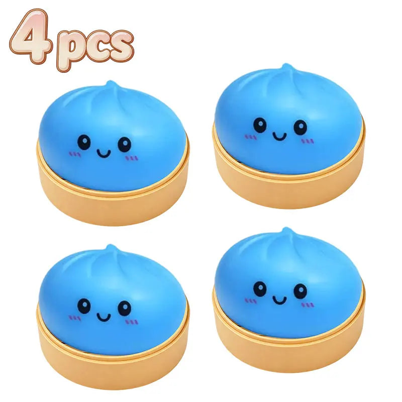 Dumpling Squishy Toy Case 24 Day Countdown Calendar Dumpling Mystery Box Squishy Sensory Anti Stress Squeeze Ball Fun Gift Toy