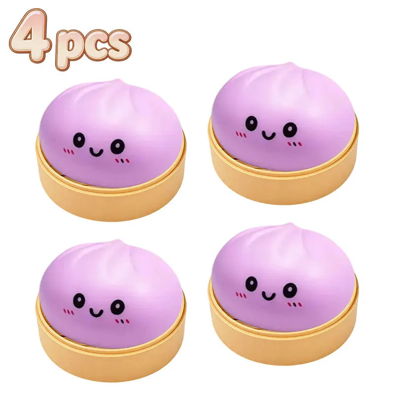 Dumpling Squishy Toy Case 24 Day Countdown Calendar Dumpling Mystery Box Squishy Sensory Anti Stress Squeeze Ball Fun Gift Toy