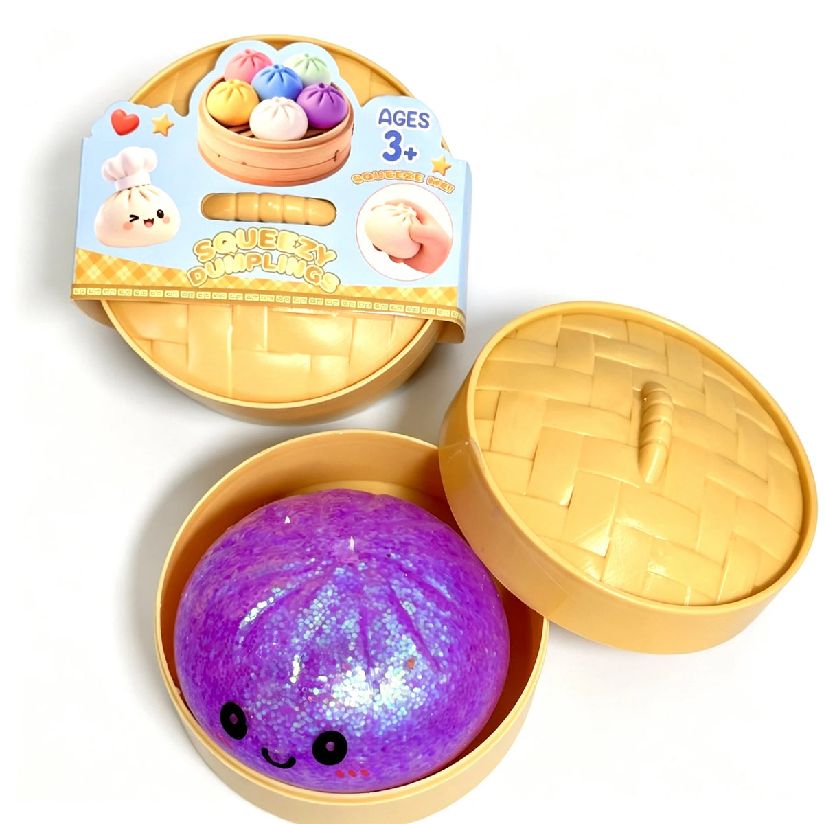 Dumpling Squishy Mysteries Dumplings Stress Relief Fidget Toys Home Office Desk Accessories Party Gift Mystery Dumpling Squishy