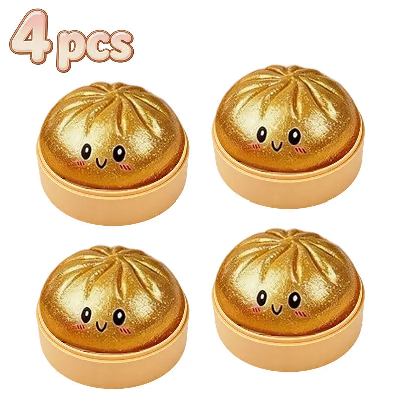 Dumpling Squishy Toy Case 24 Day Countdown Calendar Dumpling Mystery Box Squishy Sensory Anti Stress Squeeze Ball Fun Gift Toy