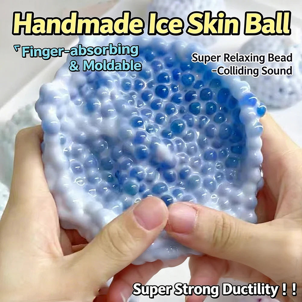 Crunchy Squishies Stress Ball Fidgets Toy Hand-Made Crafts Stress Anxiety Relief Balls Squeeze Toys For Kids Present