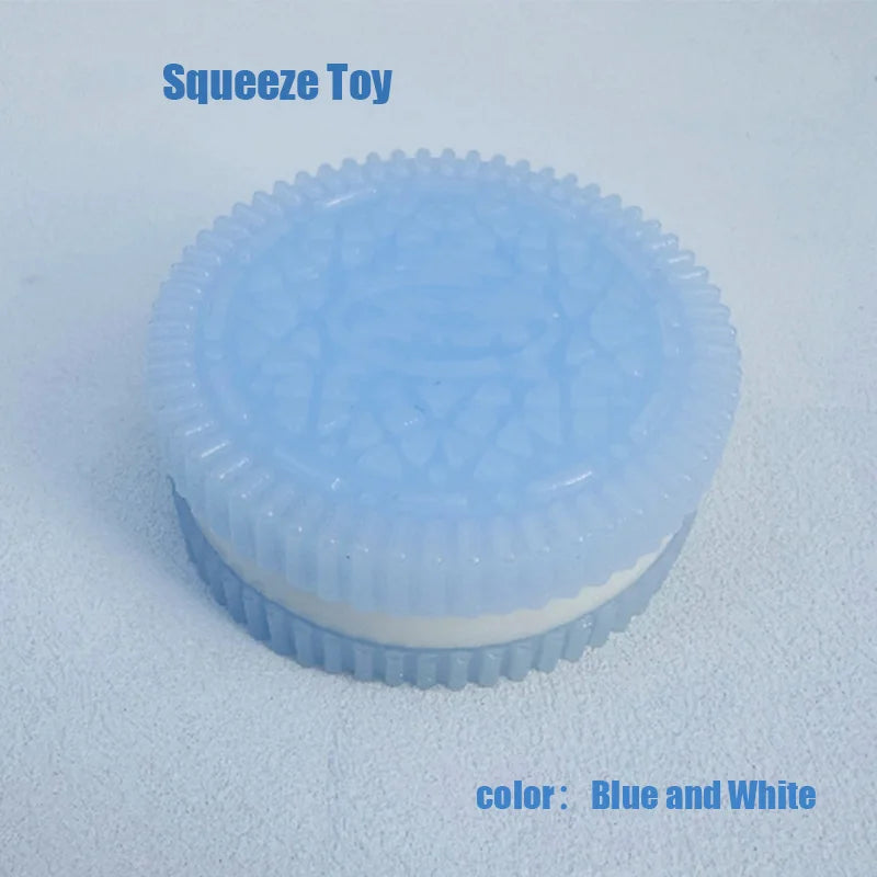 Stress Relief Biscuit Squishy Toys Stress Anxiety Relief Squeeze Fidget Toys Moldable Ultra-Soft Slow Rebound for Adults Gifts