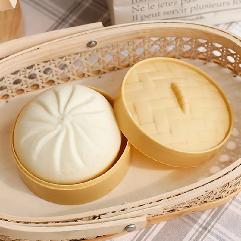 Dumpling Squishy Toys Cartoon Dumpling Anti Stress Ball Pinch Vent Fidget Sensory Toys Squishy Tabas Abreact SquishSurprise Gift