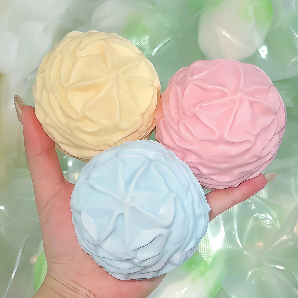 Crunchy Whipping Cream Stress Ball Squishy Toys Moldable Non-Bounce Squeeze Ball ASMR Sensory Anti Stress Fidget Toys for Adults