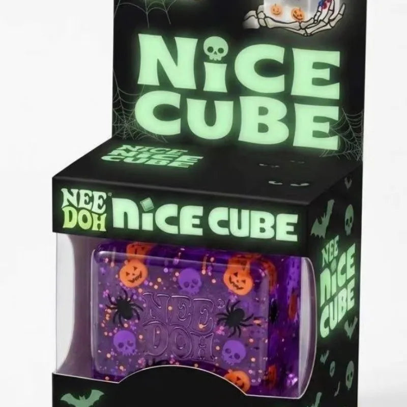 Sensory toys for stress relief – squishy stress-relief toys; new Halloween edition ice cubes.