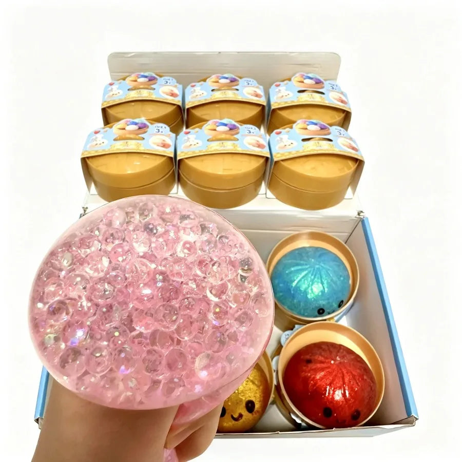 Dumpling Squishy Mysteries Dumplings Stress Relief Fidget Toys Home Office Desk Accessories Party Gift Mystery Dumpling Squishy