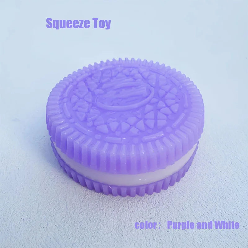 Stress Relief Biscuit Squishy Toys Stress Anxiety Relief Squeeze Fidget Toys Moldable Ultra-Soft Slow Rebound for Adults Gifts