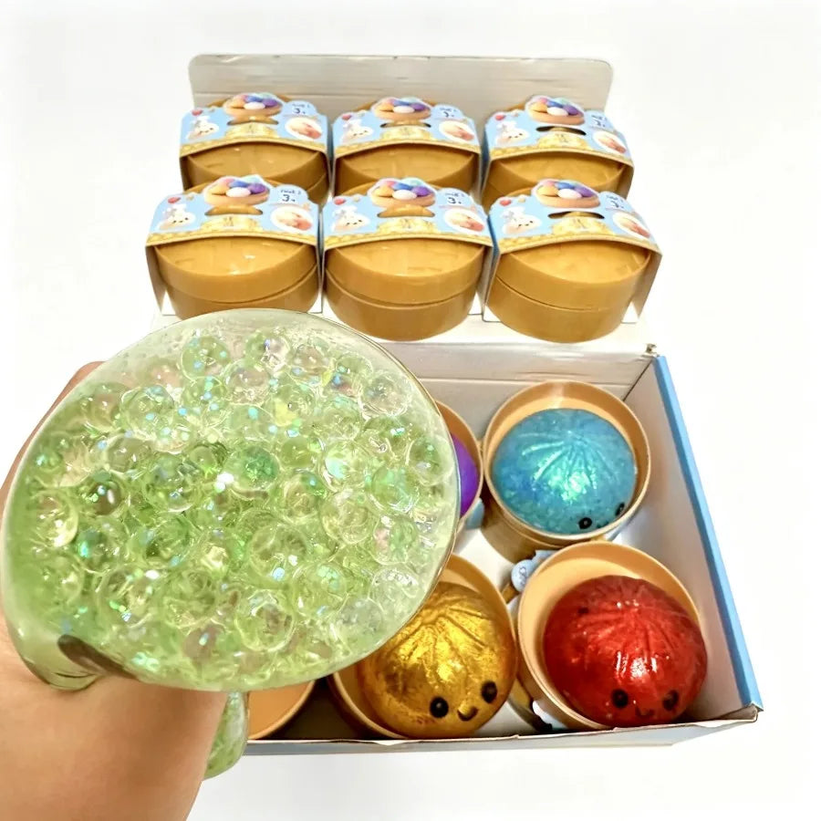 Dumpling Squishy Mysteries Dumplings Stress Relief Fidget Toys Home Office Desk Accessories Party Gift Mystery Dumpling Squishy