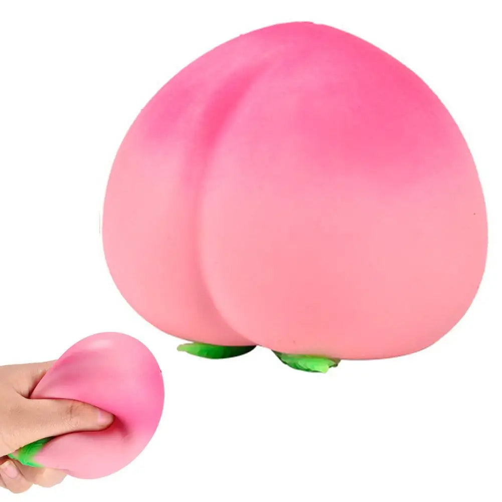 Peach stress-relieving toys – Slow Rising Stress Relief for Kids & Adults, Squeeze Anti-Anxiety Sensory Fidget Toy