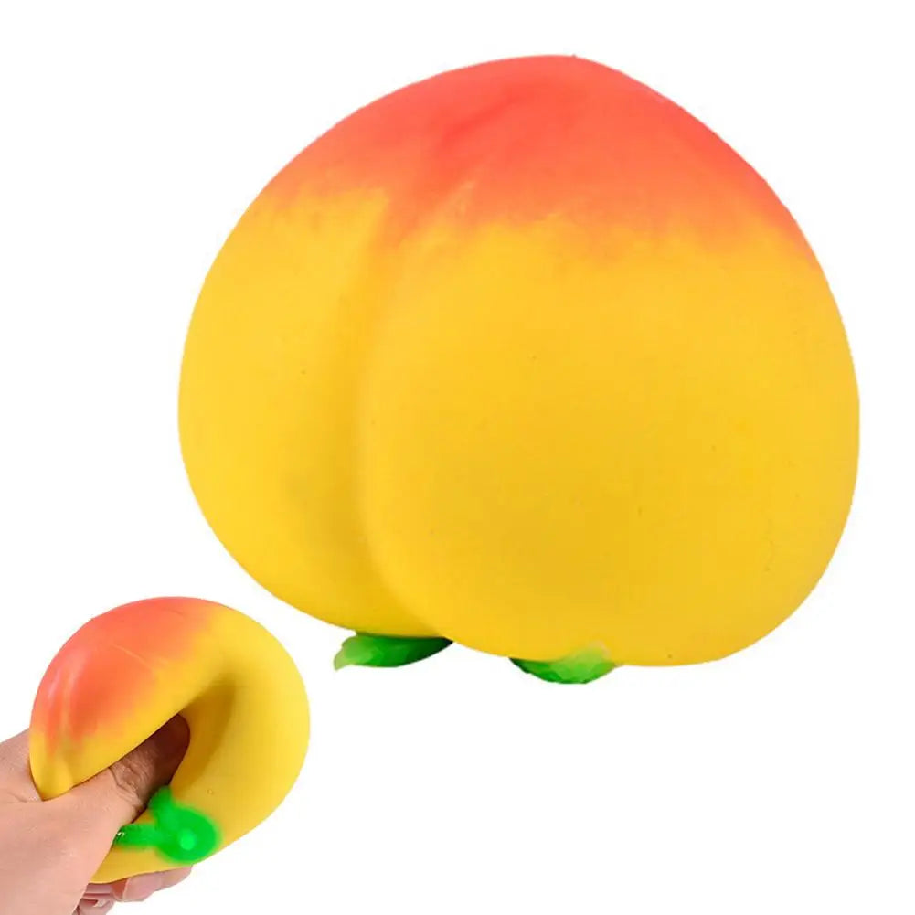 Peach stress-relieving toys – Slow Rising Stress Relief for Kids & Adults, Squeeze Anti-Anxiety Sensory Fidget Toy