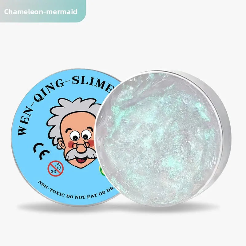 Stress Relief Toys Putty Crystal Vibrant Glass Mud Playdough Reusable Non-Newtonian Fluid Children's Toy Pinchle Birthday Gift