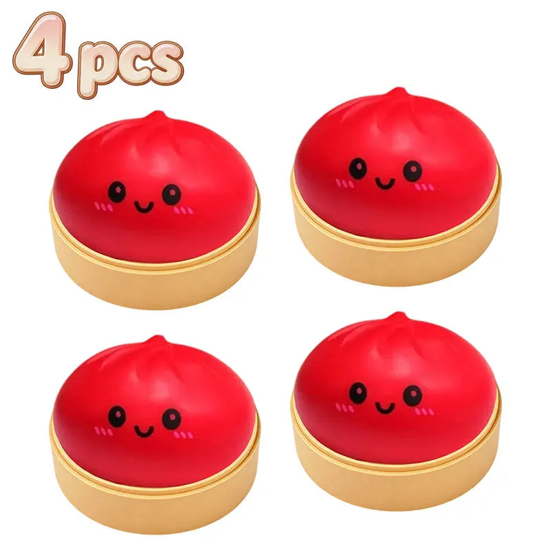 Dumpling Squishy Toy Case 24 Day Countdown Calendar Dumpling Mystery Box Squishy Sensory Anti Stress Squeeze Ball Fun Gift Toy