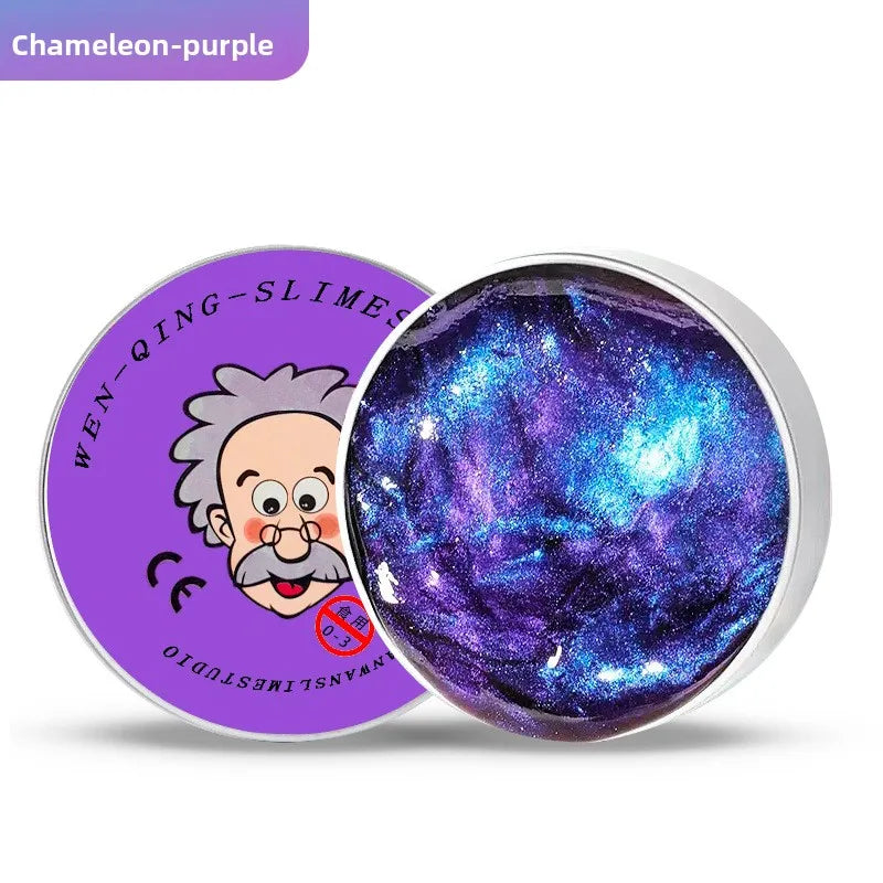Stress Relief Toys Putty Crystal Vibrant Glass Mud Playdough Reusable Non-Newtonian Fluid Children's Toy Pinchle Birthday Gift