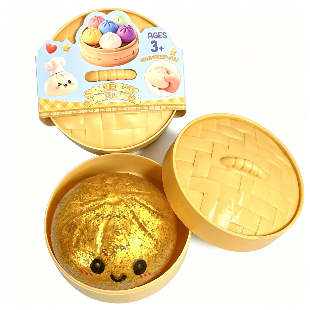 Dumpling Squishy Mysteries Dumplings Stress Relief Fidget Toys Home Office Desk Accessories Party Gift Mystery Dumpling Squishy