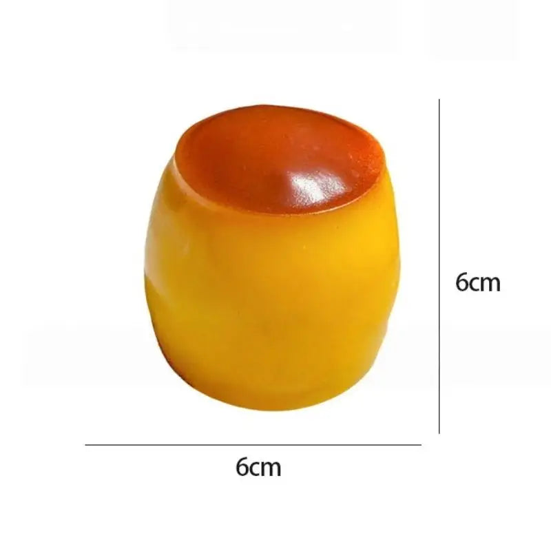 For Kids Adults Stress Relief Daily Play Simulation Caramel Pudding Squeeze Toy With Crispy Crunch Sound Stress Relief Toys