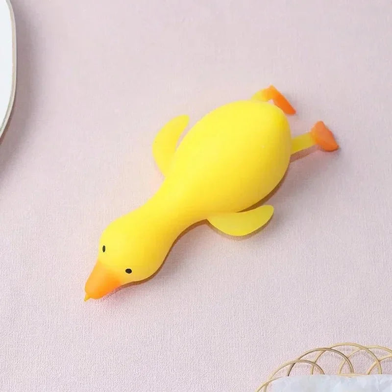Colorful Fun Stress Relief Toys Animal Duck sensory Toys Fingertip Big Goose Transform At Will Decompression Squeeze toys