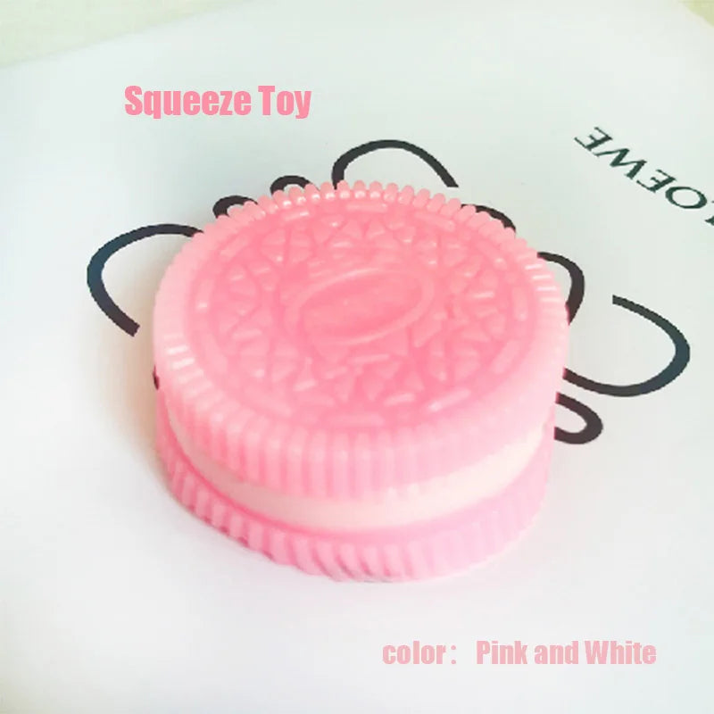 Stress Relief Biscuit Squishy Toys Stress Anxiety Relief Squeeze Fidget Toys Moldable Ultra-Soft Slow Rebound for Adults Gifts