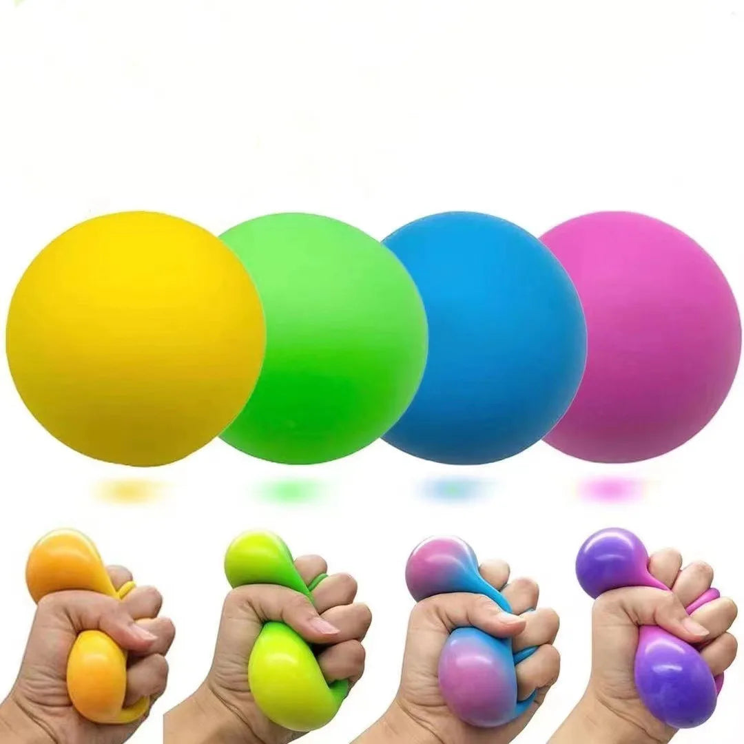Slow Rising Stress Balls Fidget Toys for Adults Dough Squishy Balls Soft Sensory Calm Down Item for Classroom Autism ADHD