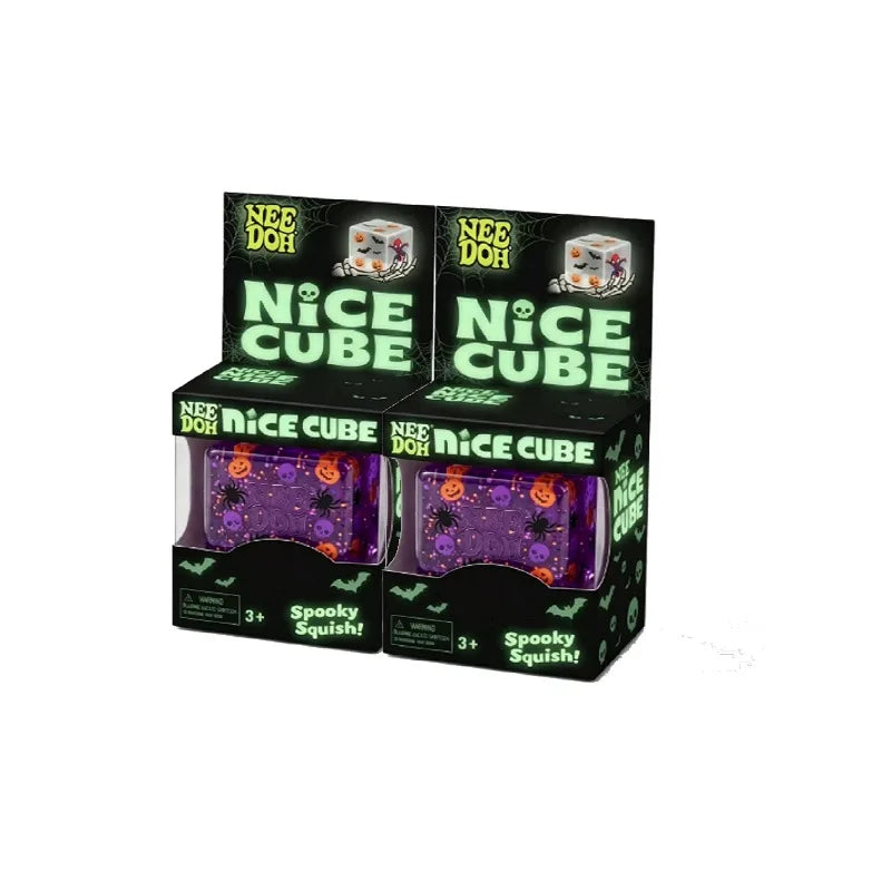 Sensory toys for stress relief – squishy stress-relief toys; new Halloween edition ice cubes.