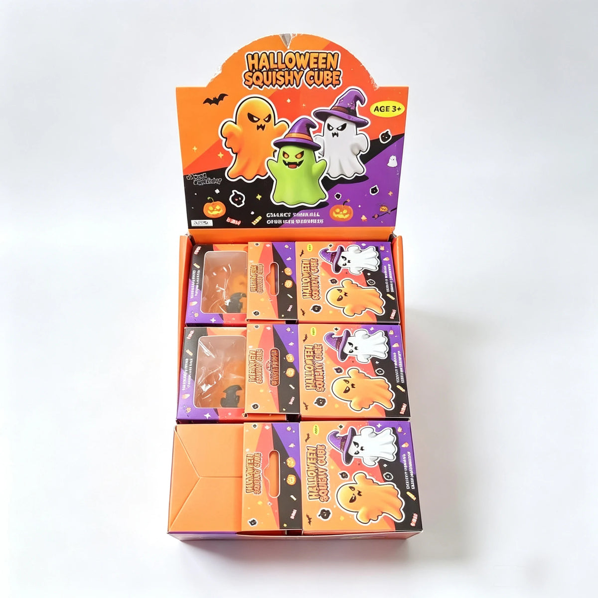 New Baby Boos Halloween Strss Ball Fidget Sensory Toys Press Squeeze Stress Relief Anxiety Squishy Toys for Adults Gifts