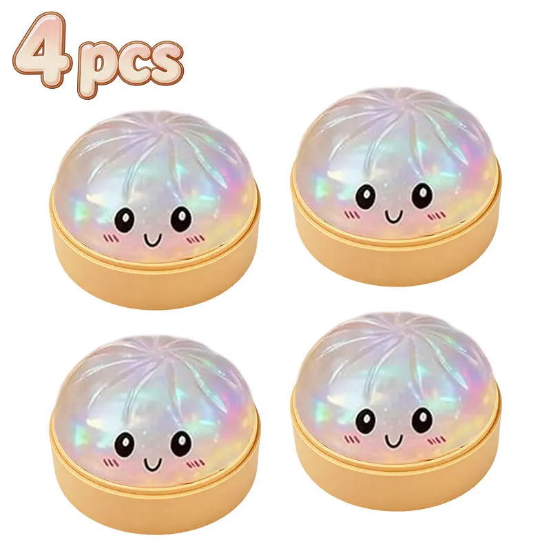 Dumpling Squishy Toy Case 24 Day Countdown Calendar Dumpling Mystery Box Squishy Sensory Anti Stress Squeeze Ball Fun Gift Toy